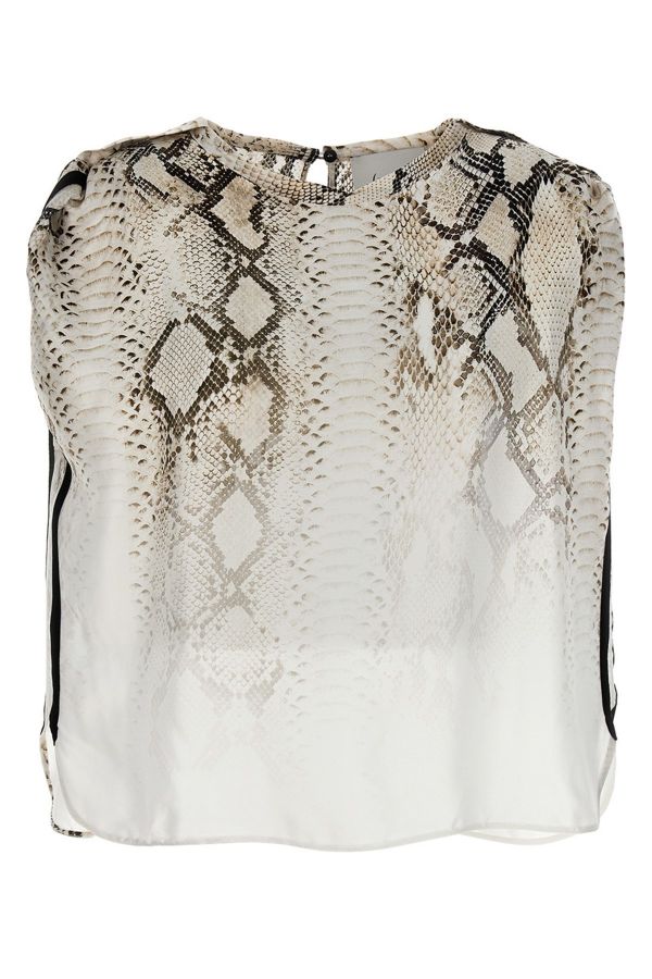  Nude 'snake' Bloshirt 