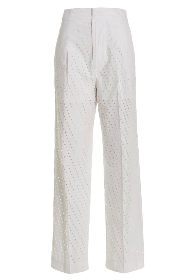  Nude Visible Button Jeans 