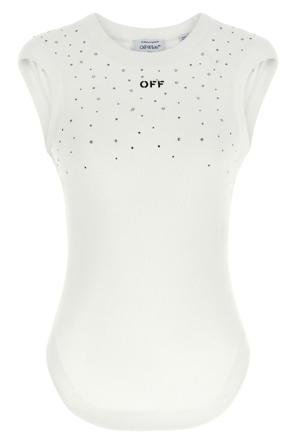  Off-white Top Swarowski 