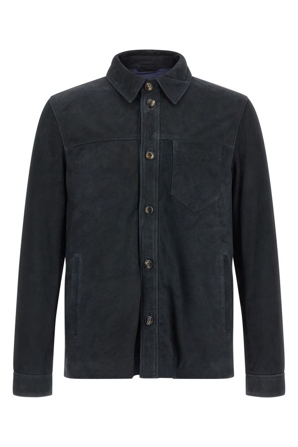  Pal Zileri Suede Overshirt 