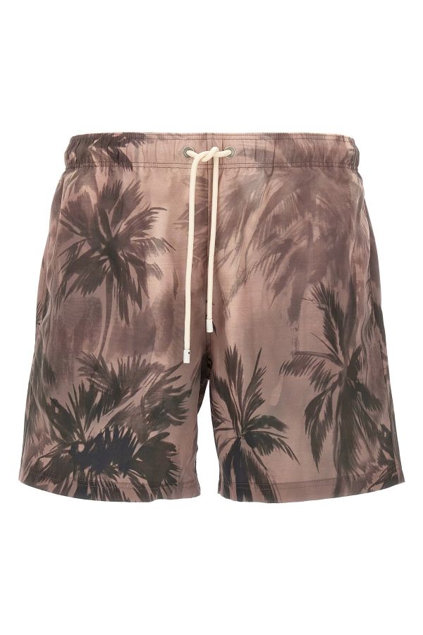  Palm Angels 'sunset Palms' Swimsuit 