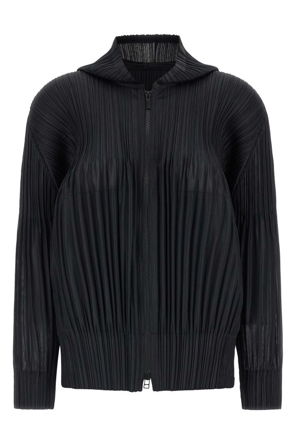  Pleats Please Issey Miyake 'fluffy Basics' Cardigan 