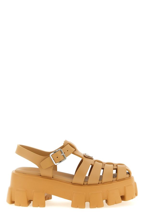  Prada 'cage Monolith' Sandals 
