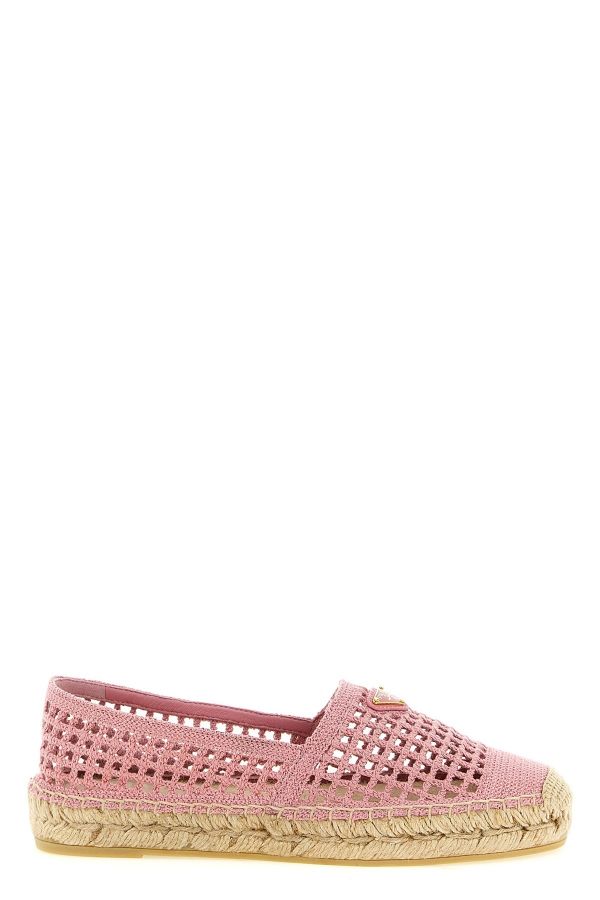  Prada Crochet Knitted Espadrilles 