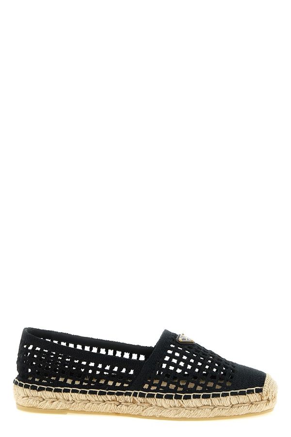  Prada Crochet Knitted Espadrilles 