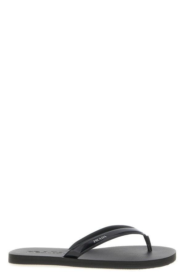  Prada Leather Thong Sandals 