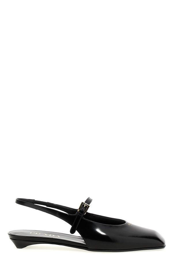  Prada Logo Slingback 