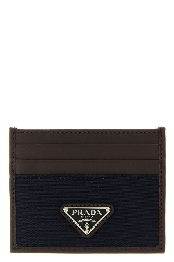  Prada Nylon Leather Cardholder 