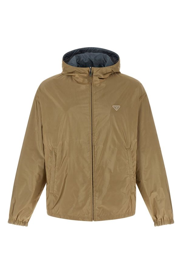  Prada Re-nylon Feather Reversible Jacket 