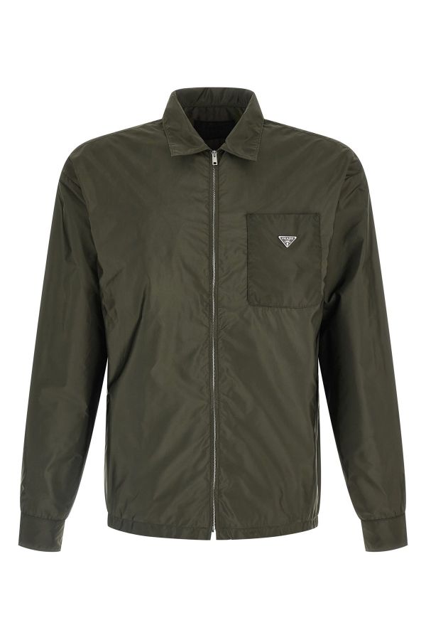  Prada Re-nylon Feather Shirt 