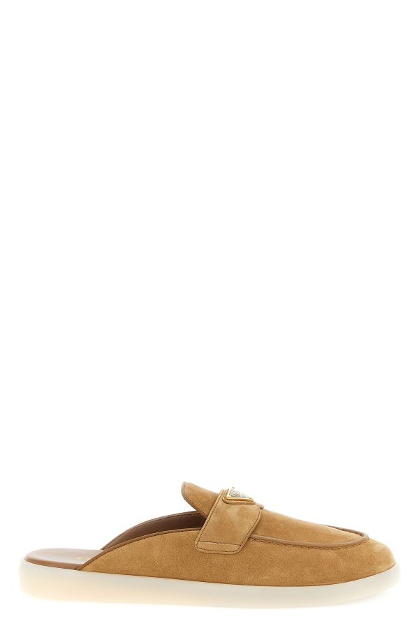  Prada Suede Sabots 