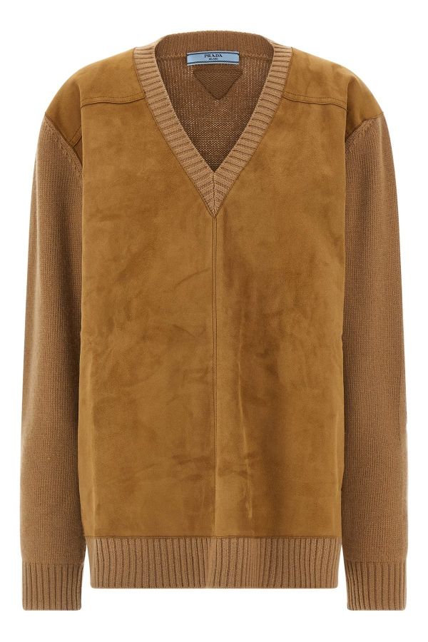  Prada Suede Sweater 