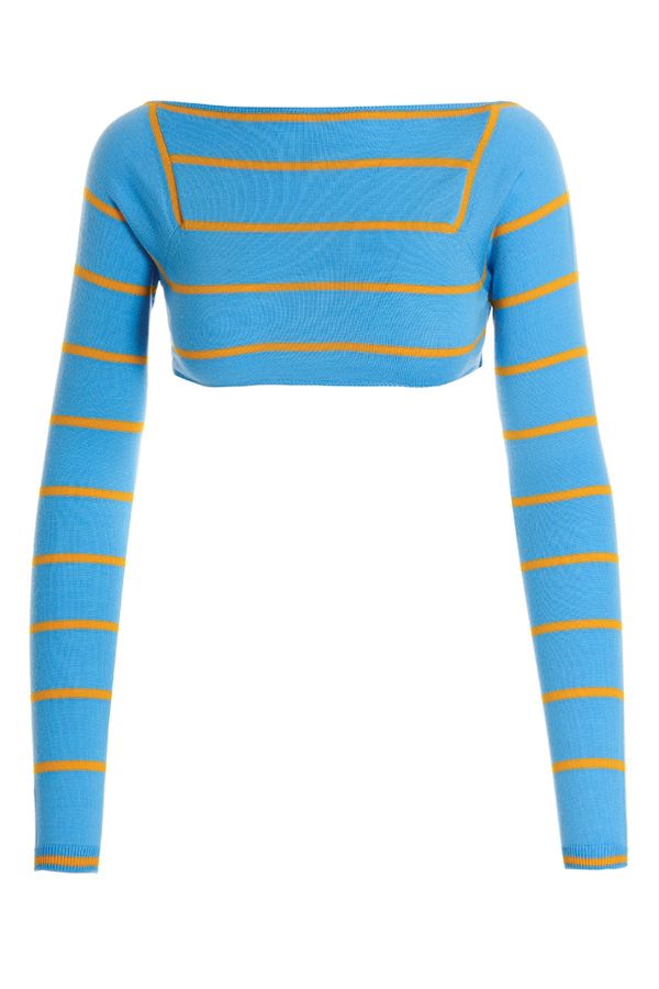  Pucci Cut-out Cropped Sweater 