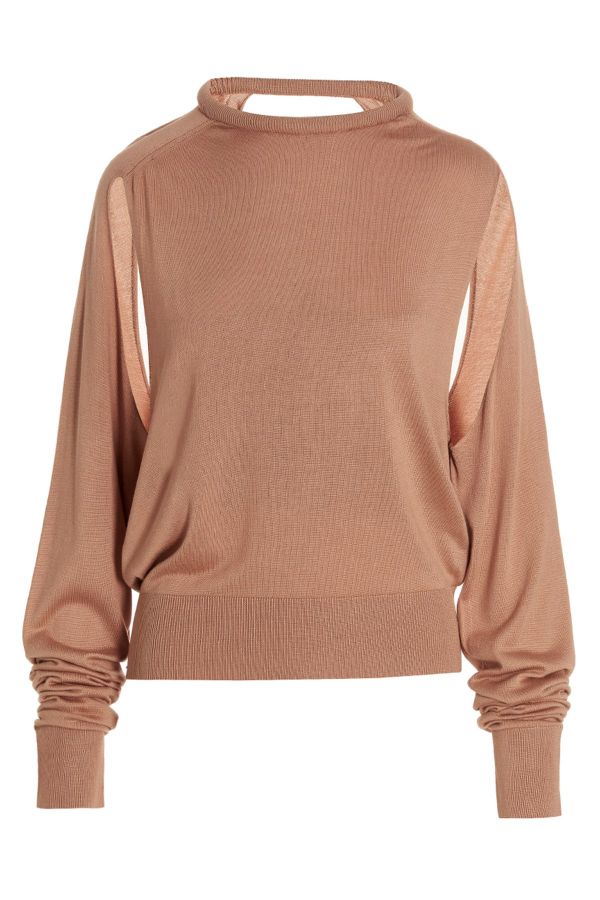  Ramael Cut Out Insert Top Sweater 