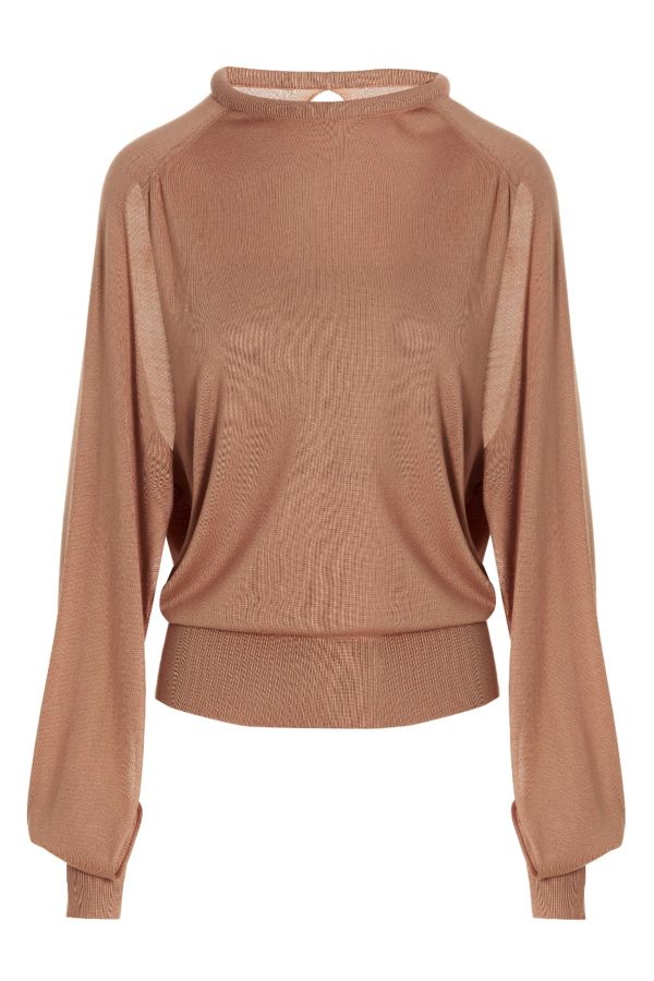  Ramael Cut Out Insert Top Sweater 