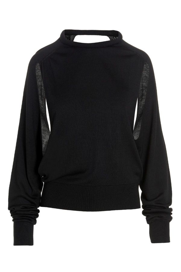  Ramael Cut Out Insert Top Sweater 