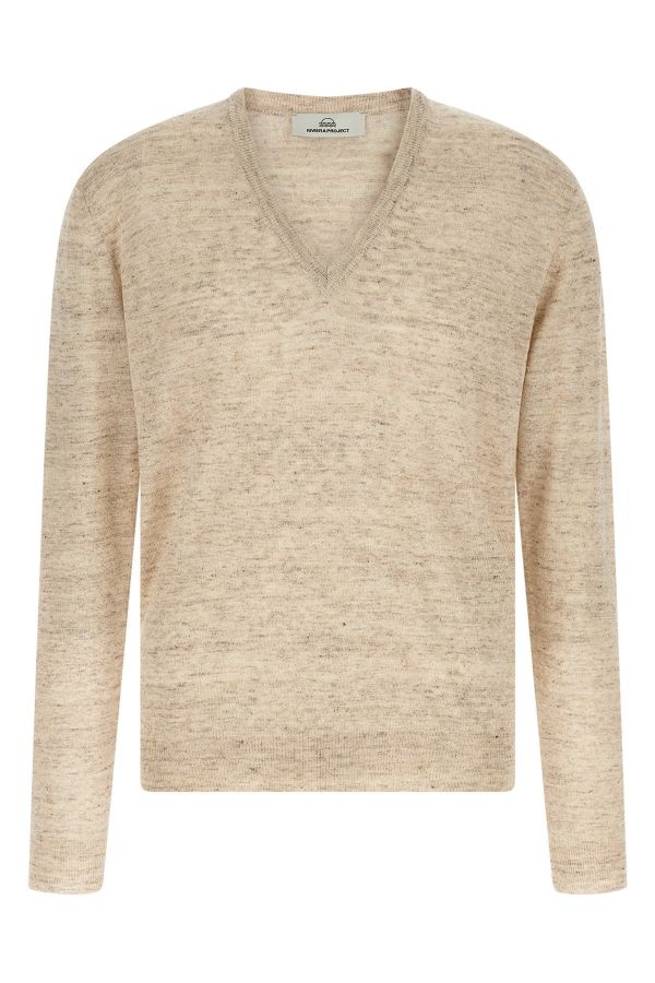  Riviera Project Linen And Silk Sweater 