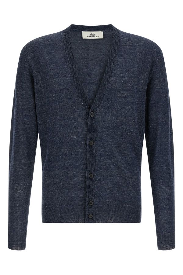  Riviera Project Linen Silk Cardigan 