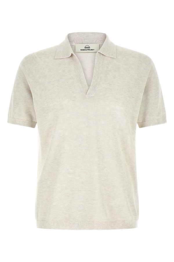 Riviera Project Open Collar Polo Shirt 