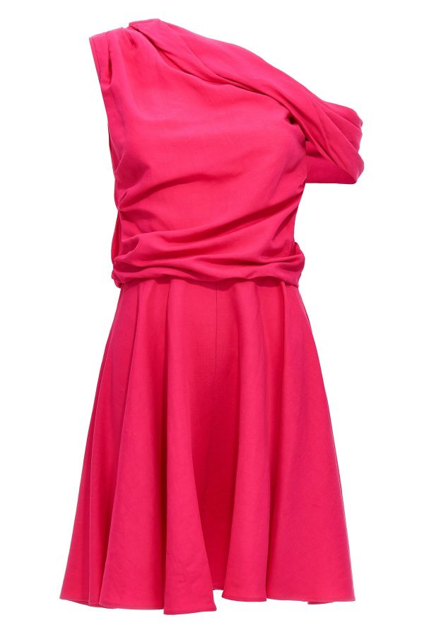  Rochas Draping Neckline Dress 