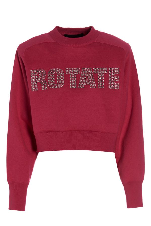  Rotate Birger Christensen 'firm Rhinestone' Sweatshirt 