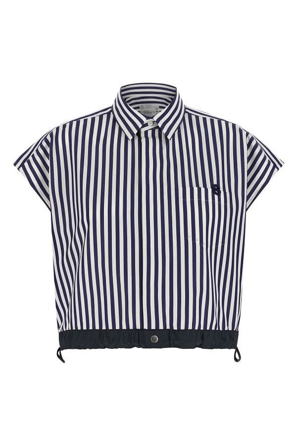  Sacai Cropped Shirt 