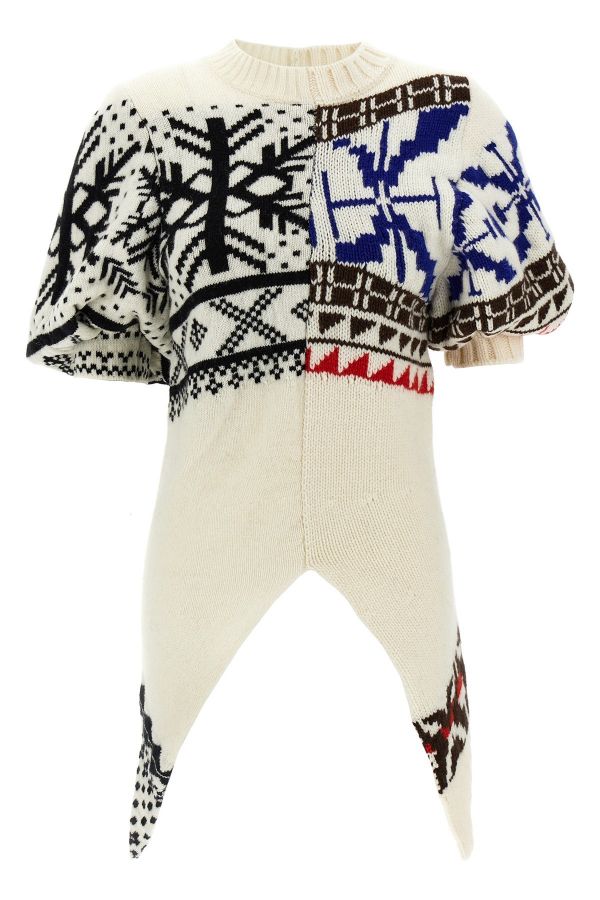  Sacai Jacquard Sweater 