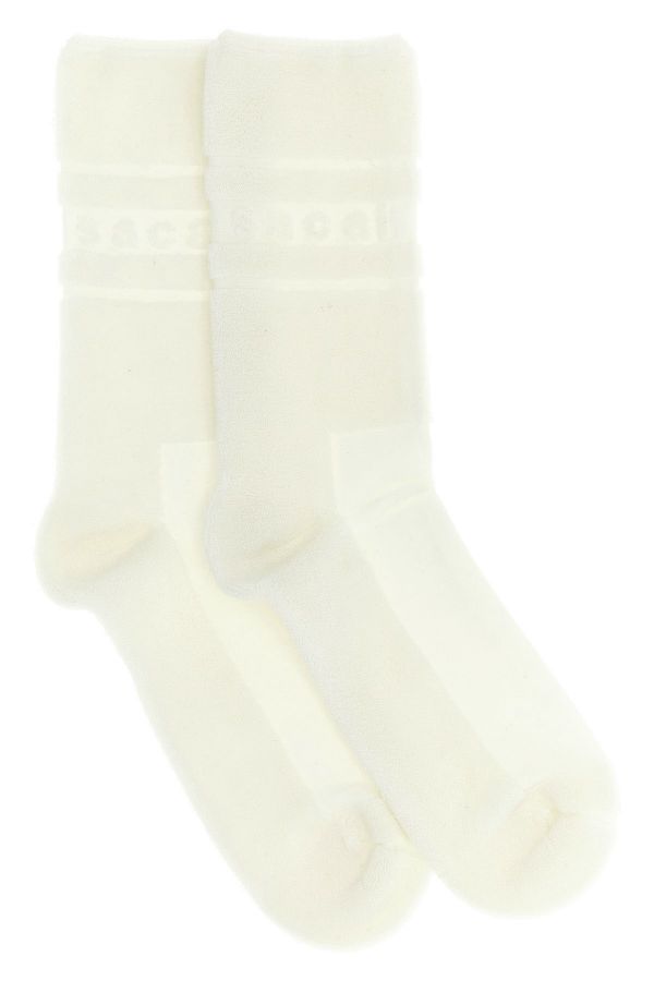  Sacai Logo Socks 