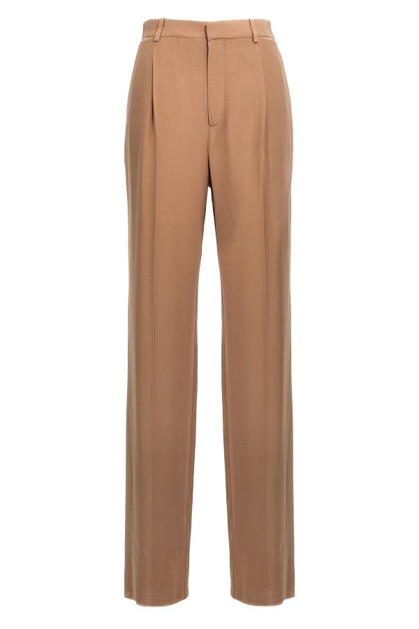  Saint Laurent Crepe Silk Pants 