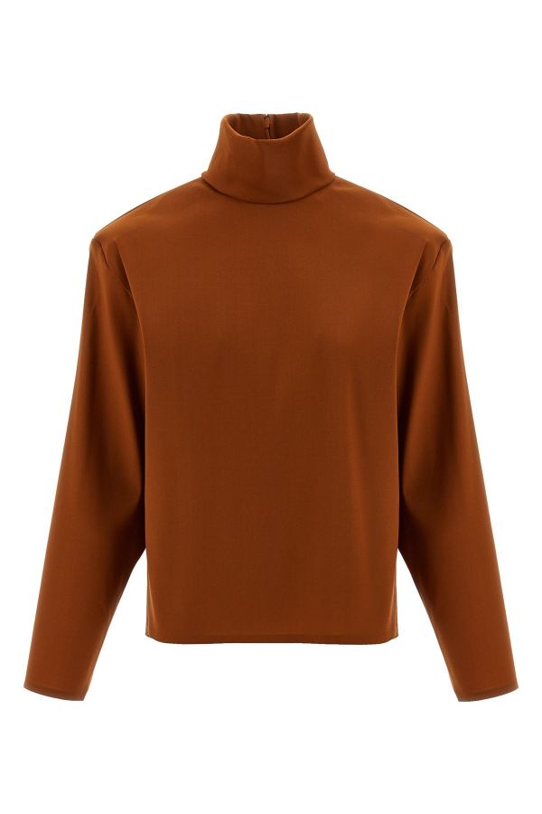  Saint Laurent Structured Shoulder Sweater 