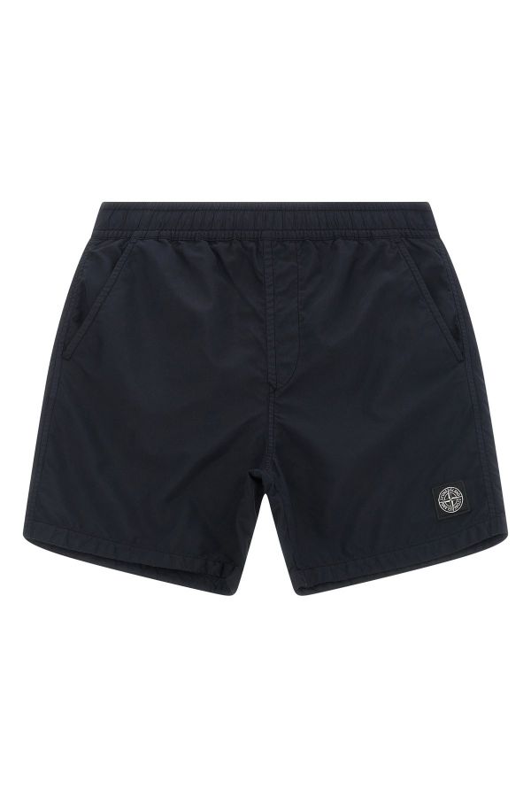  Stone Island Junior Compass Logo Swimsuit 