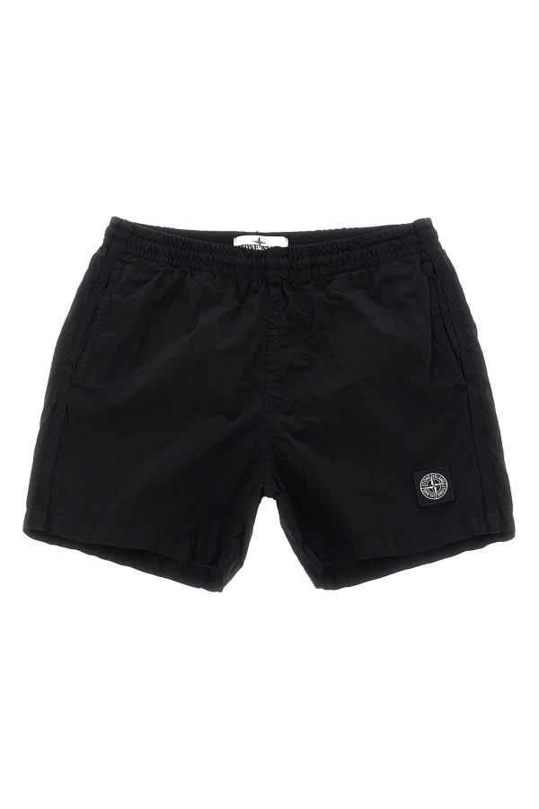  Stone Island Junior 'compass' Logo Swimsuit 