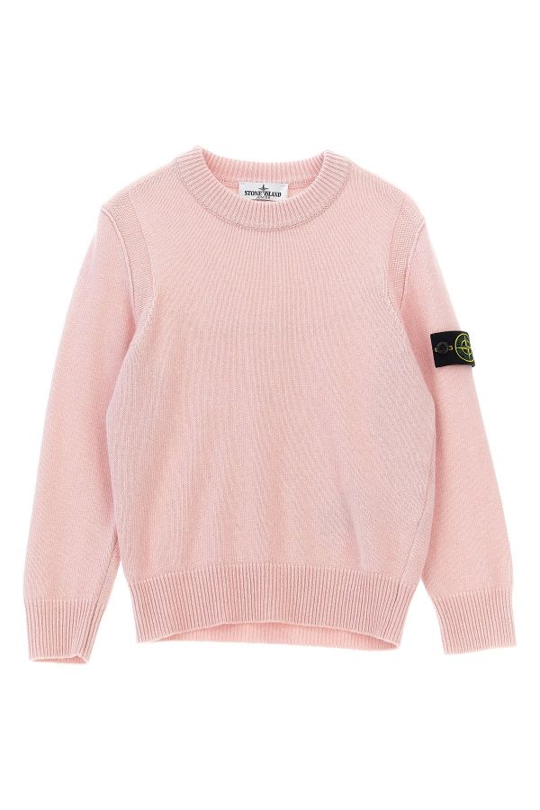  Stone Island Junior Logo Badge Sweater 