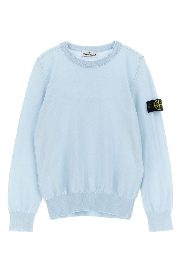  Stone Island Junior Logo Badge Sweater 