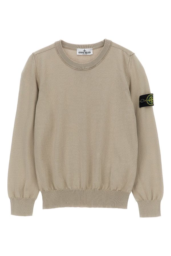 Stone Island Junior Logo Badge Sweater 