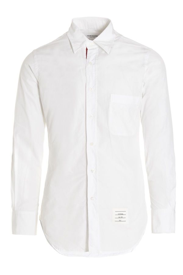  Thom Browne Solid Poplin Shirt 