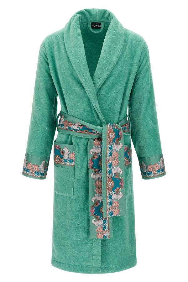  Versace Home 'coral Theatre' Bathrobe 