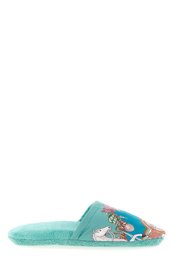  Versace Home 'coral Theatre' Slippers 