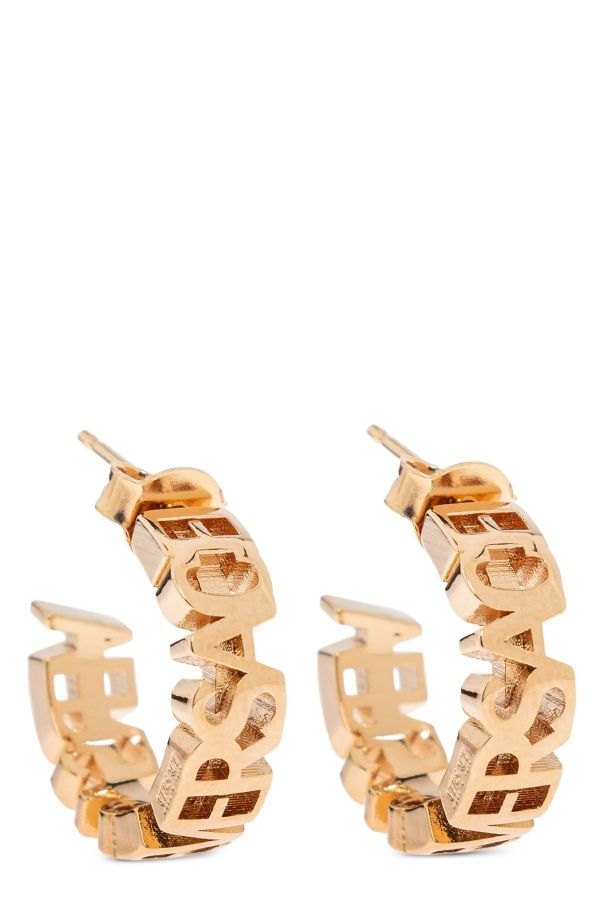 Versace 'versace Logo' Earrings 