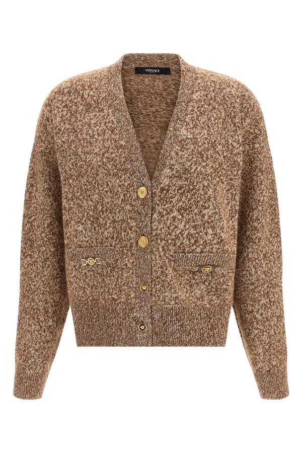  Versace 'medusa '95' Button Cardigan 