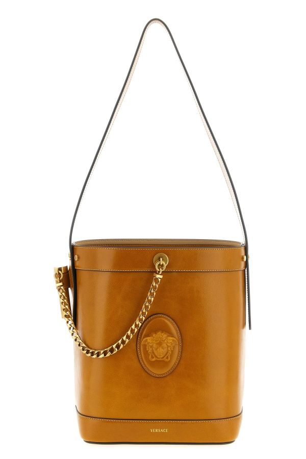  Versace 'pivot' Small Bucket Bag 