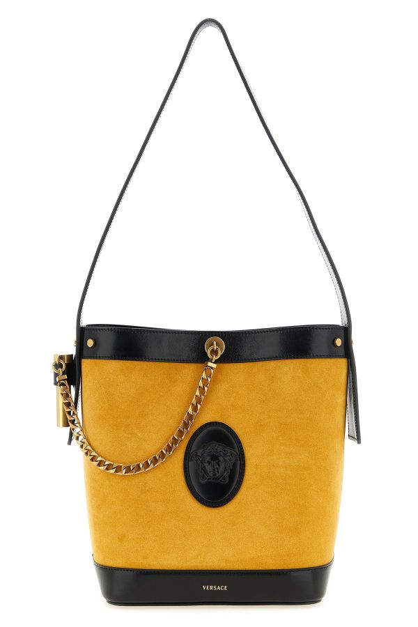 Versace 'pivot' Small Bucket Bag 