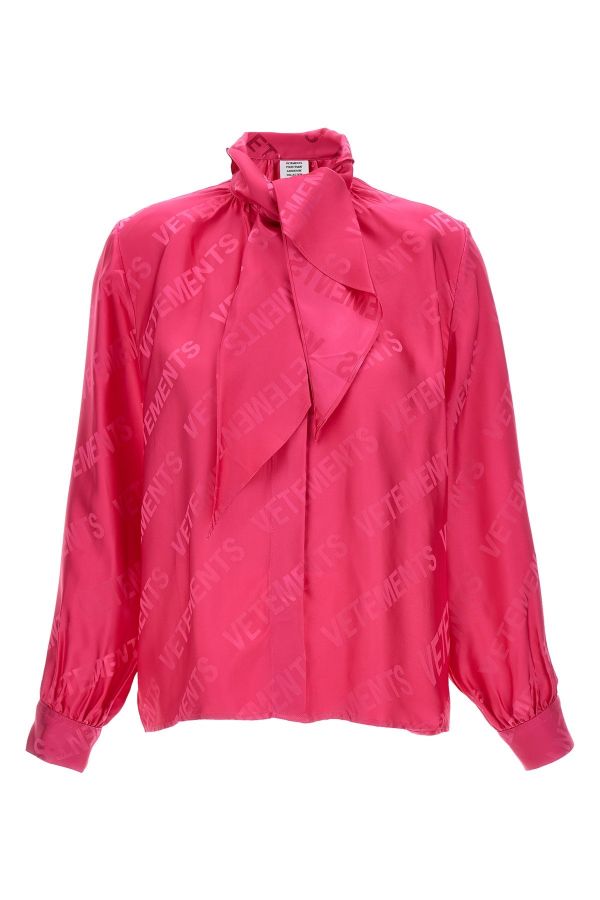  Vetements 'monogram' Blouse 