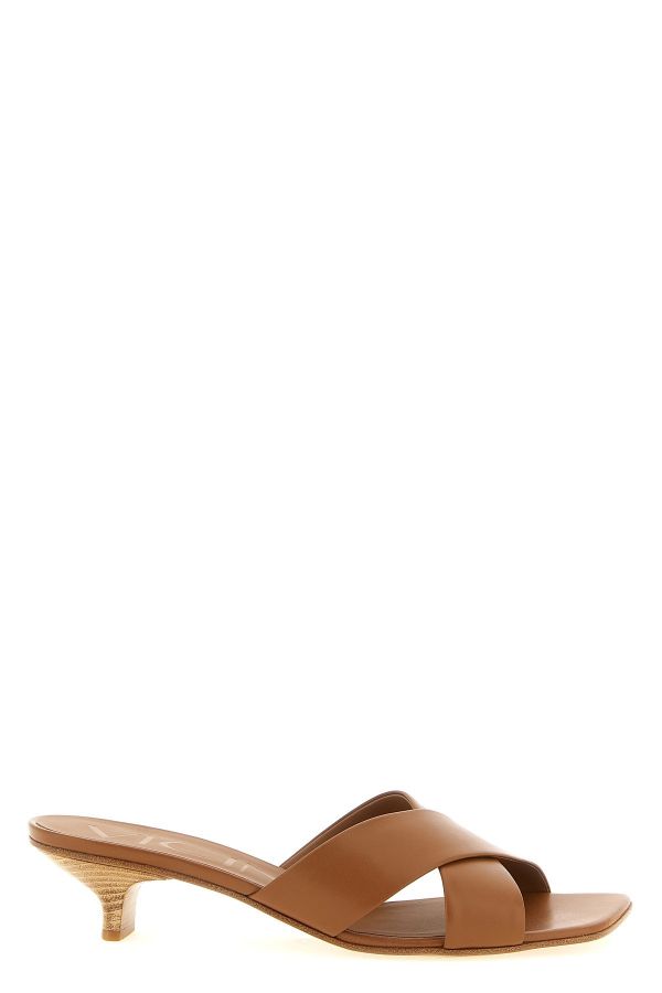  Vicini Leather Mules 