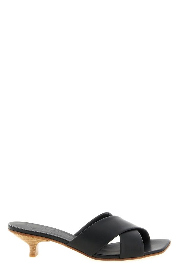  Vicini Leather Mules 