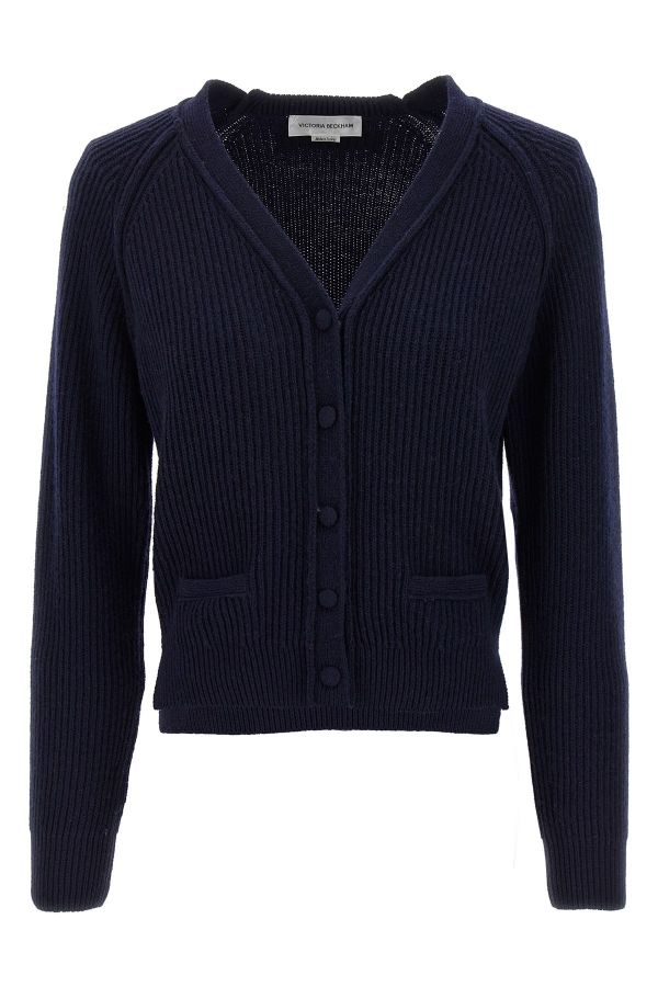  Victoria Beckham 'stepped Hem' Cardigan 
