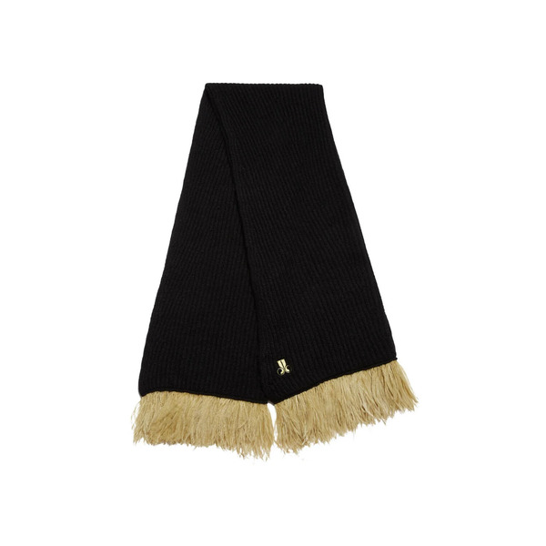  La Doublej Foulards & Scarves Gend - High Kick Scarf Anthracite One Size 68%baby Alpaca 22%polyammide 10%wool Merino Fine 
