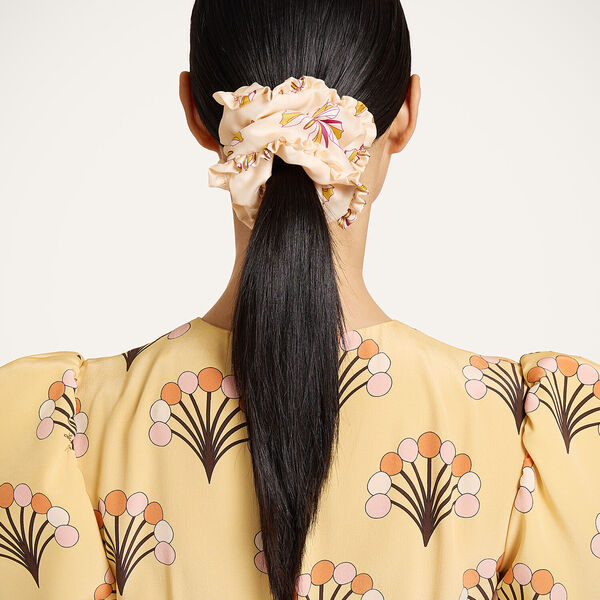  La Doublej Hair Accessories Gend - Scrunchie Set Mixed Prints One Size 66% Silk 33% Cotton 1% Elastan 