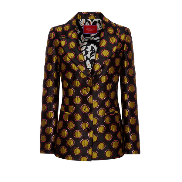  La Doublej Outerwear Gend - 24/7 Jacket Winter Sun Black L 80% Polyester 9% Metal 7%silk 4%polyammide 