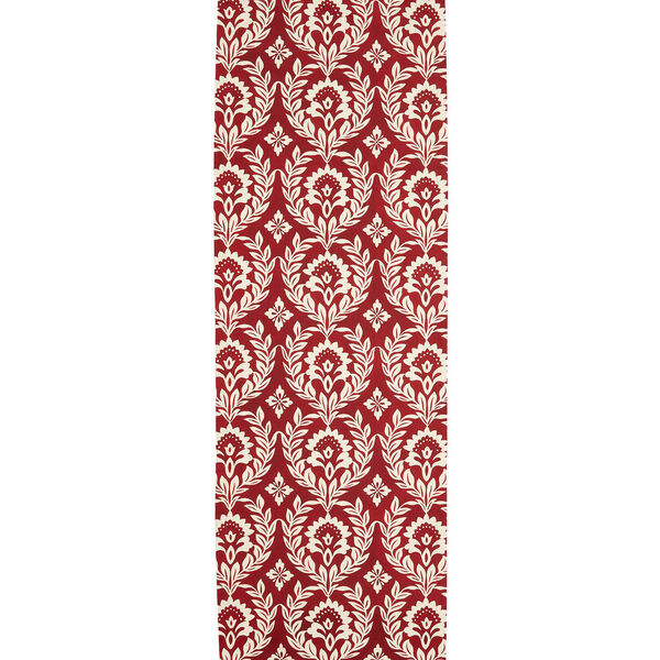  La Doublej Placemats & Runners Gend - Harringbone Runner (50x160) Garland Bordeaux One Size 100% Cotton 